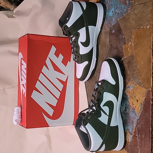 Nike Dunk Hi Retro. Cargo Khaki (army Green). Brand new never worn.  Men's 14 - Picture 10 of 16